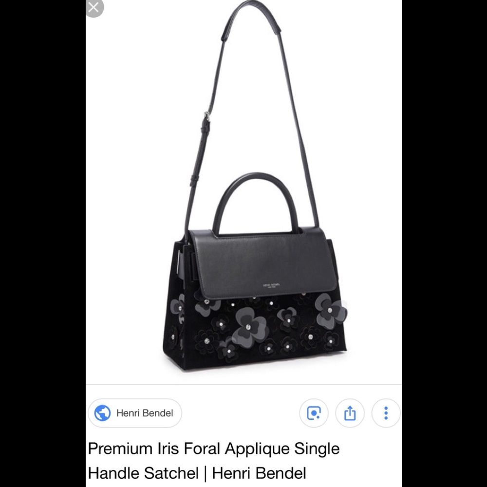 HENRI BENDEL PREMIUM IRIS SATCHEL